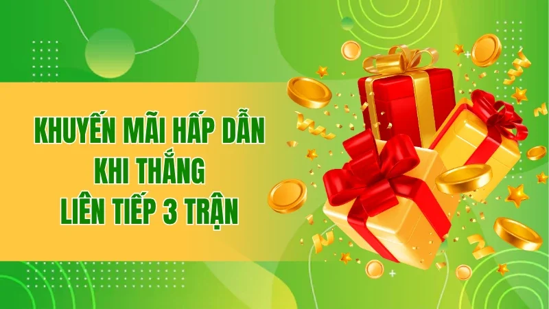 Chào Mừng Thể Thao BBET Lên Đến 888.888K Dành Cho Newbie 3 Khuyến mãi hấp dẫn khi thắng liên tiếp 3 trận